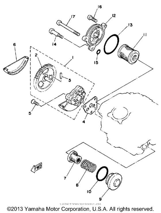 TT225S Масляный насос