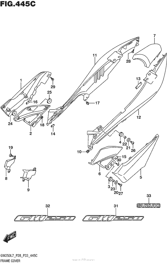 Frame Cover (Gw250L7 P33)