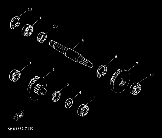 YN100 Трансмиссия