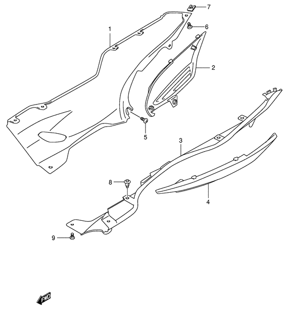 AN400 Side leg shield