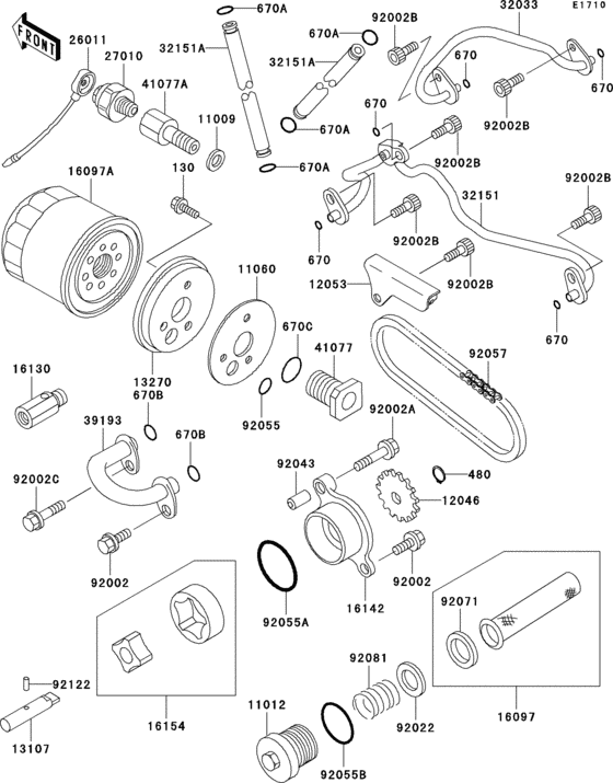 VN800 Масляный насос