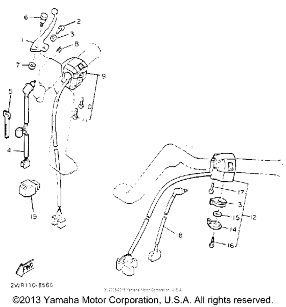 Handle switch-lever