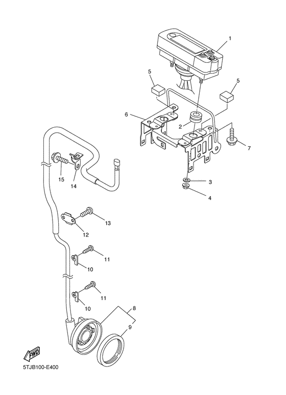 WR250F Приборы