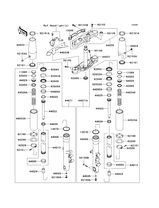 Front fork(1/2)