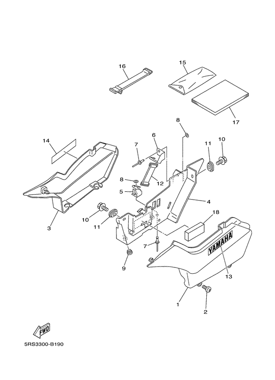 TW125 Боковые обтекатели