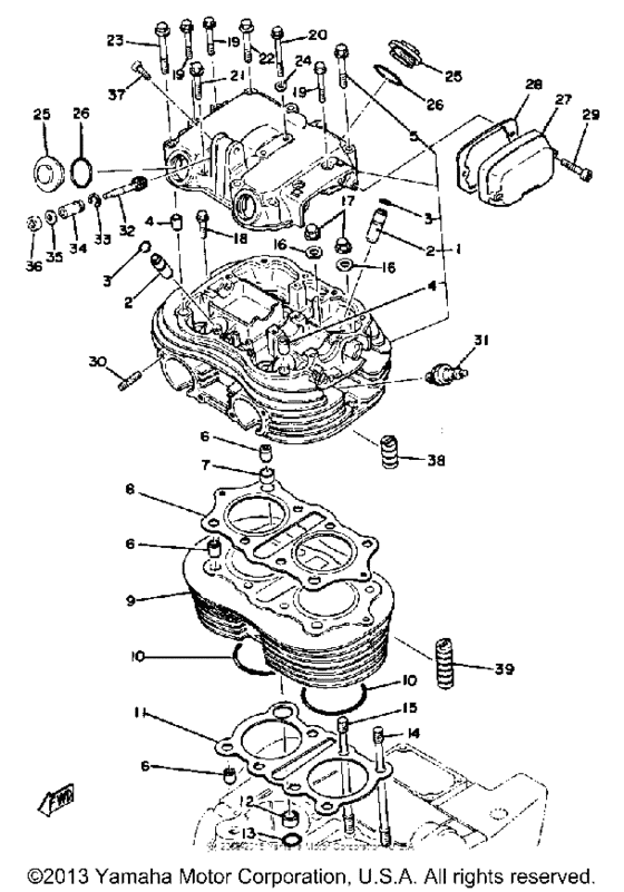 Cylinder head - cylinder