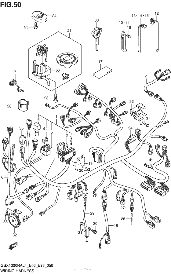 Wiring Harness (Gsx1300Ral4 E03)