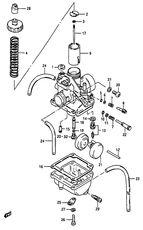 Carburetor assy