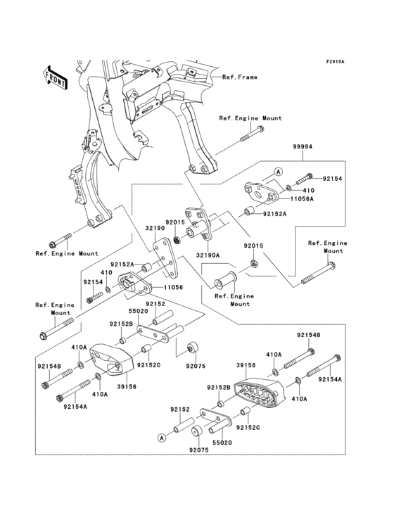 EX650 Accessory(engine guard)