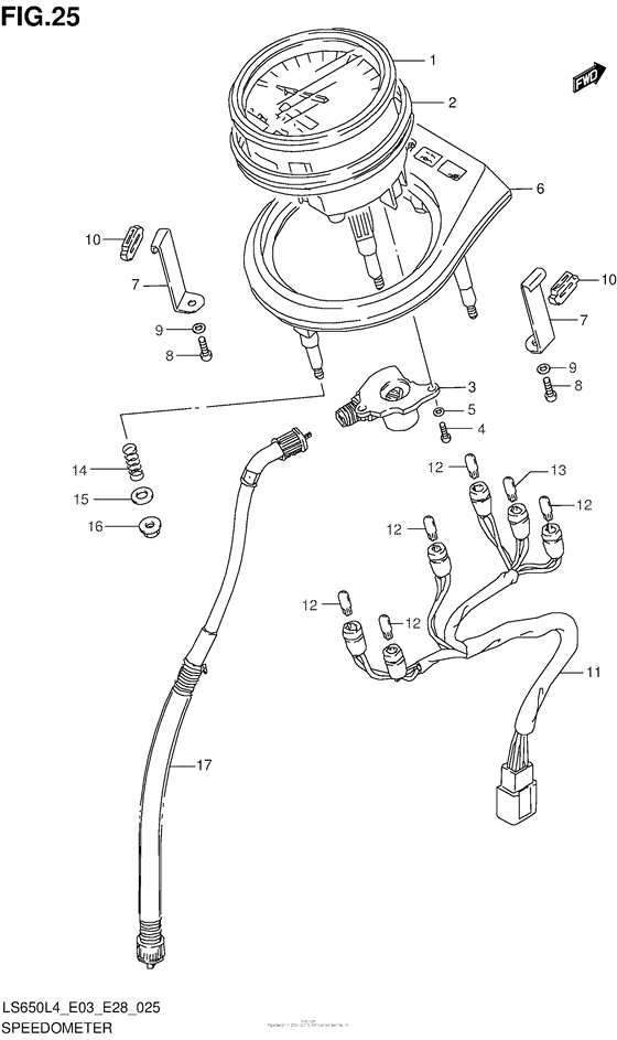 Speedometer (Ls650L4 E28)