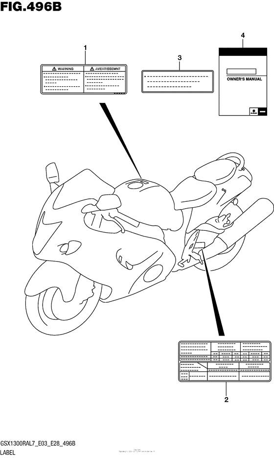 Label (Gsx1300Ral7 E28)