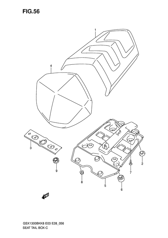 Seat tail box