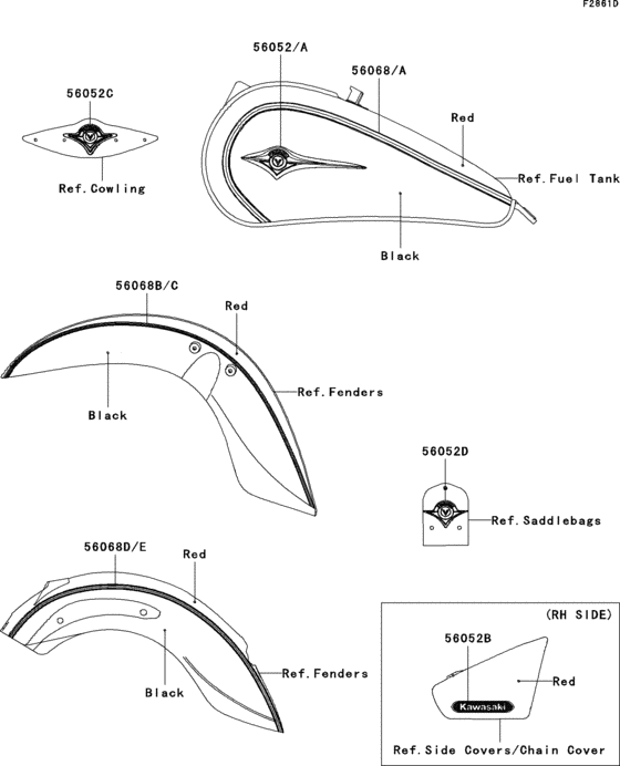 Decals(red/black)(d8f)