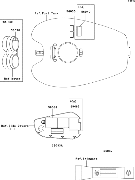 VN1500 Labels(vn1500-p1)