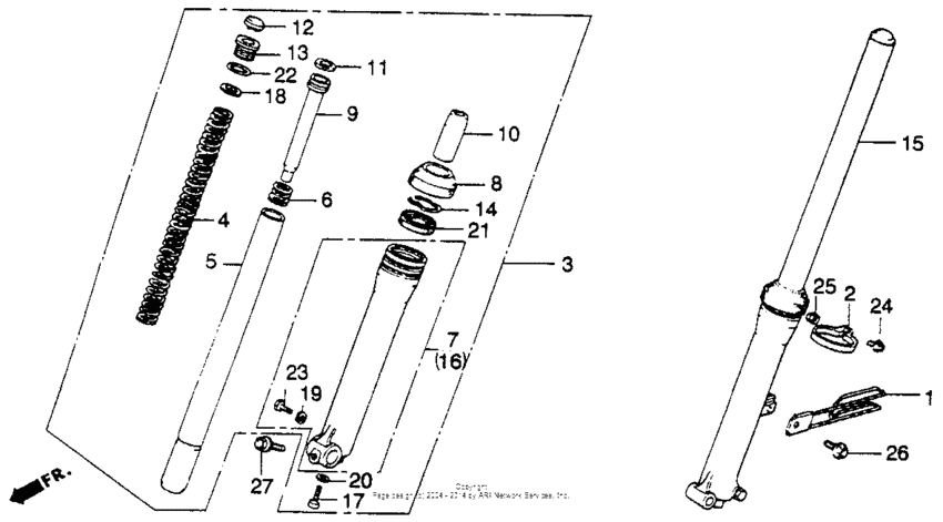 Front fork 80-81
