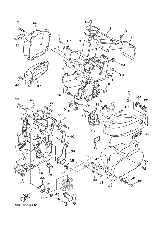 XVS1100 Боковые обтекатели