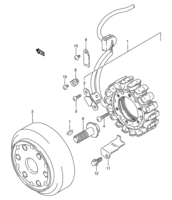 VS800 Зажигание