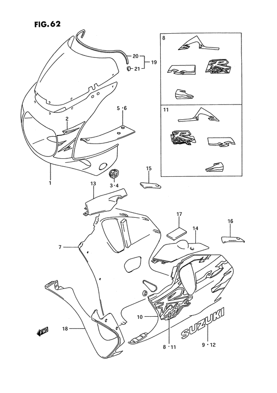 Cowling body