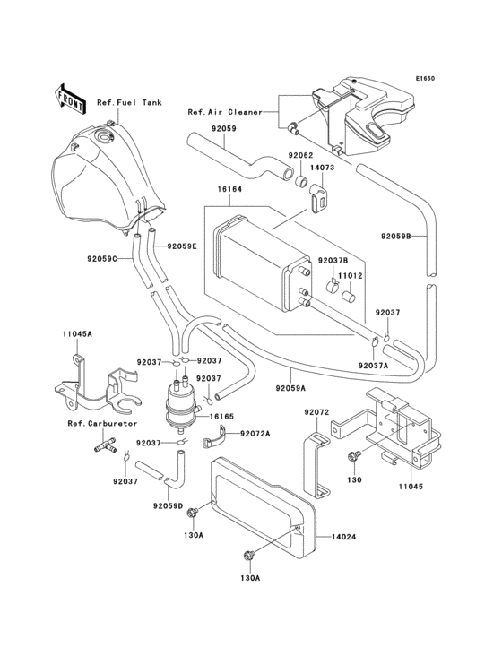 Fuel evaporative system(1/2)(ca)