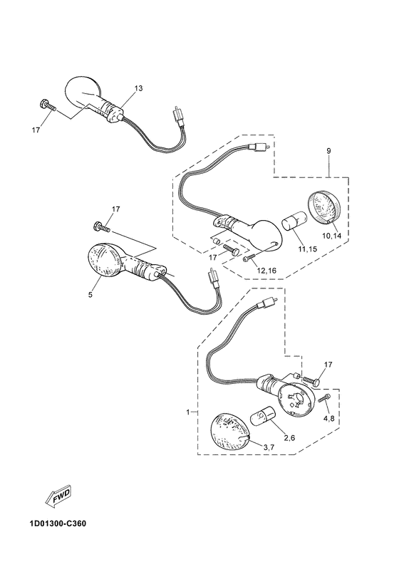  Поворотники