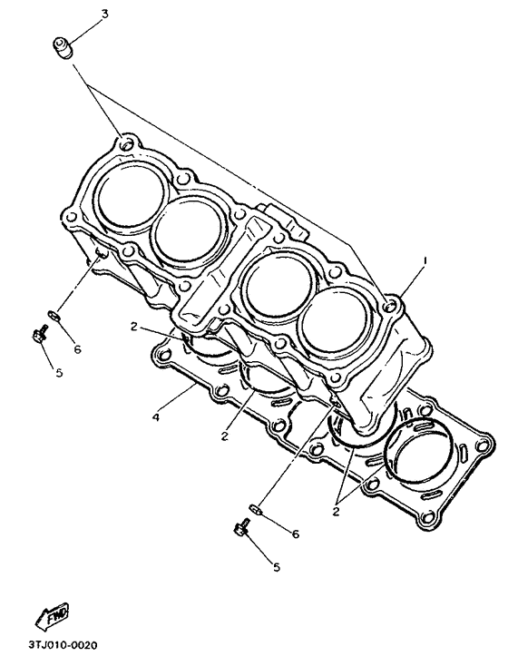 FZR400RR Цилиндры