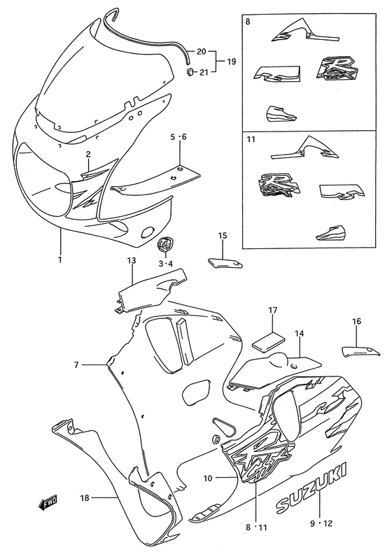 Cowling body