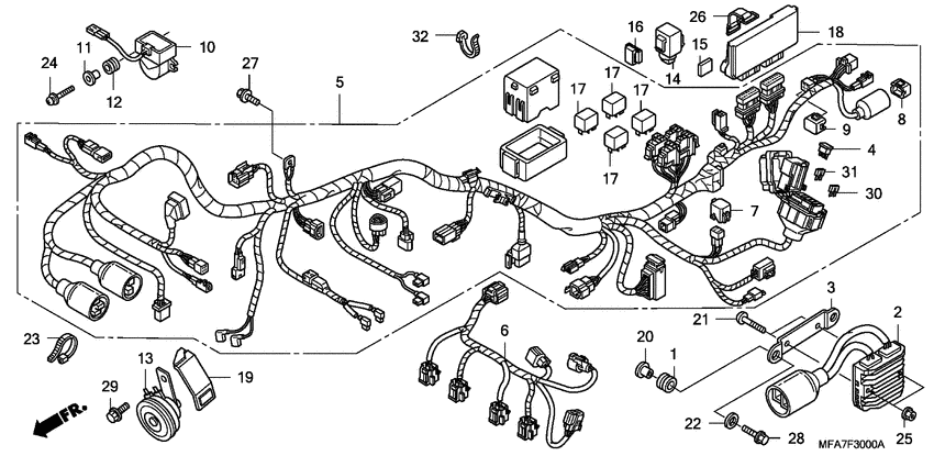 Harness wire