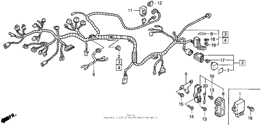 St1100 wire harness
