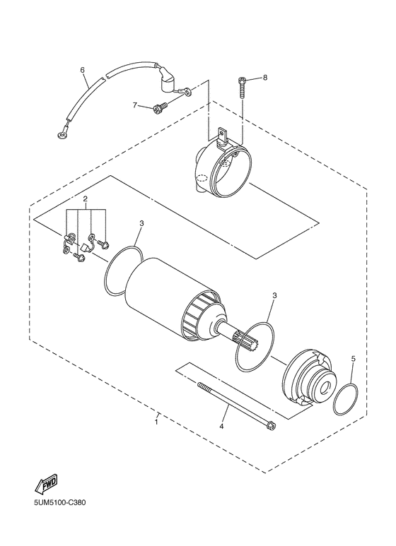WR250F Стартер
