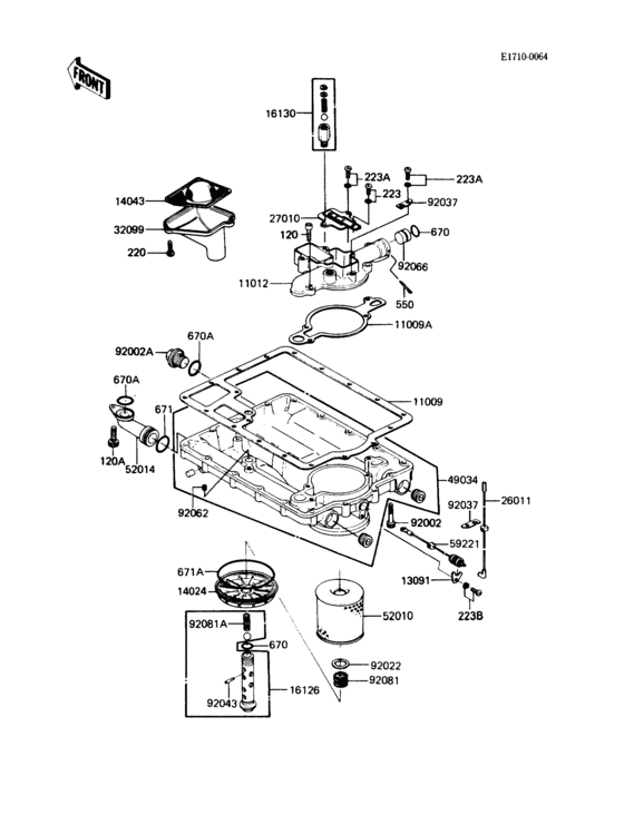 Oil pan/oil filter
