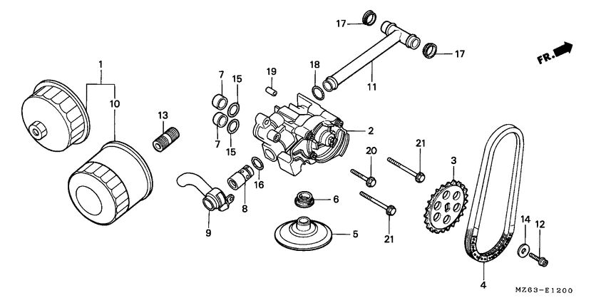 Oil filter/oil pump