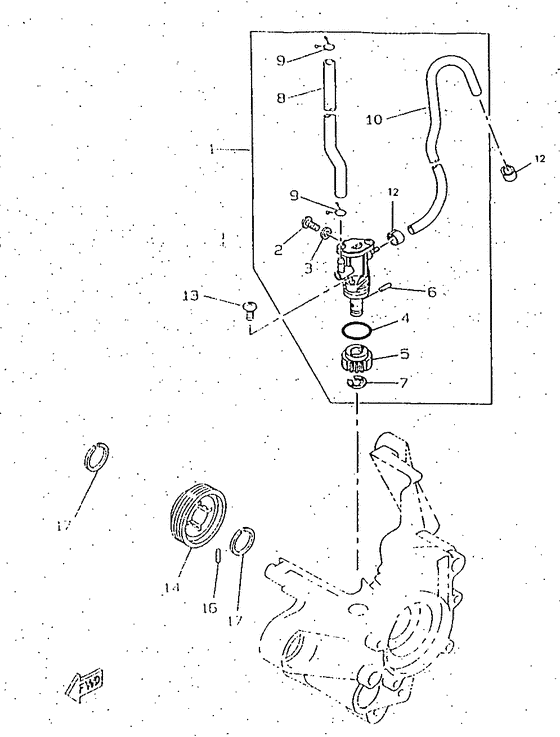 CW50RS Масляный насос