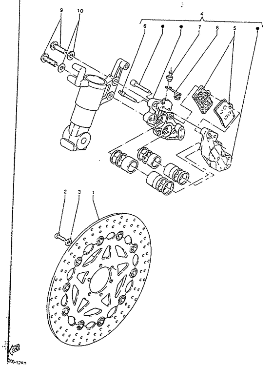 Front brake. caliper