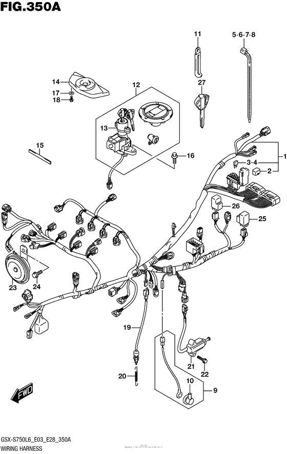 Wiring Harness (Gsx-S750L6 E03)