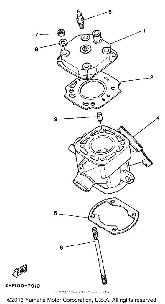 Cylinder head - cylinder