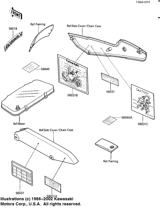 EX250 Наклейки