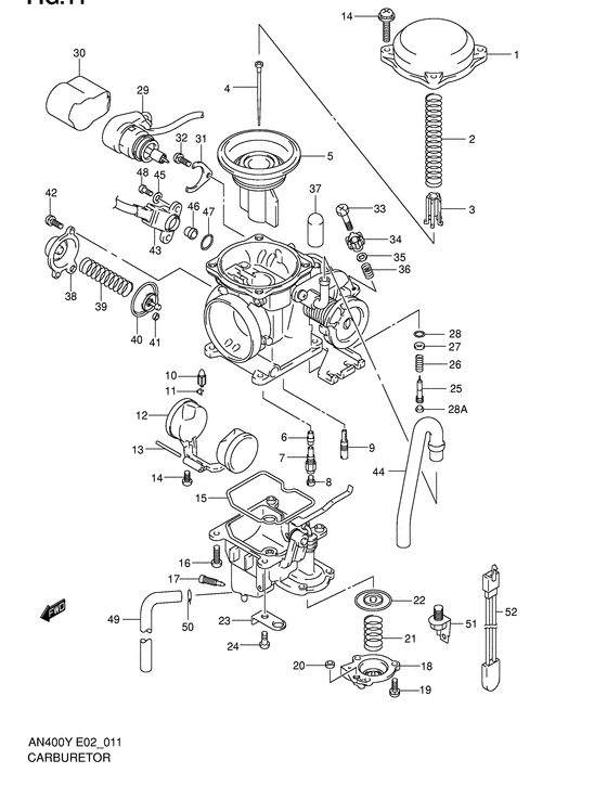 Carburetor assy