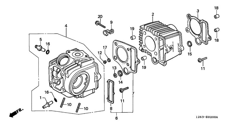 Cylinder/cylinder head