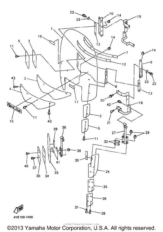 XVZ13LTJ Обтекатели