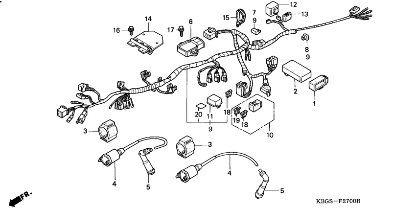 Wire harness/ ignition coil