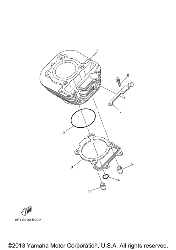 TW200R Цилиндры