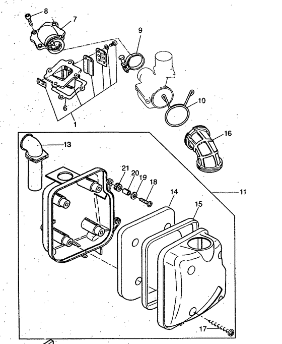 YH50 Впускная система