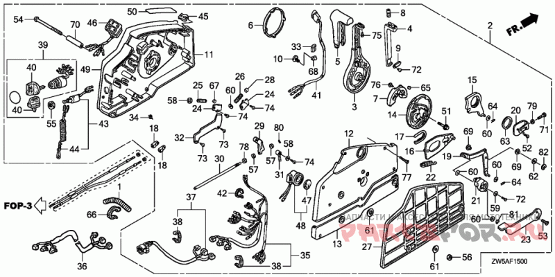 Honda bf50 схема