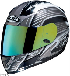 Hjc rst color mirror-coated shield