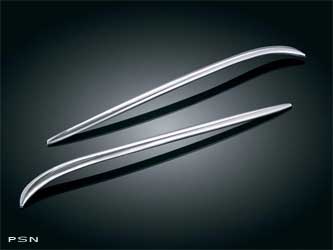 Chrome eyebrows for gl1800