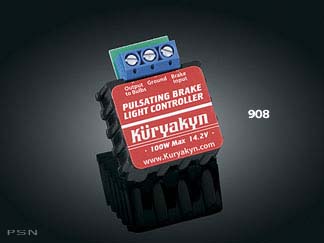 Pulsating brake light controller