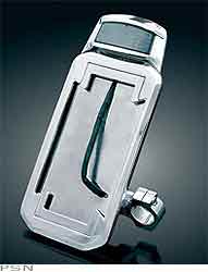 Flat side mount license plate with brake light & mount