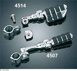Footpegs with right angle mounts & magnum quick clamps