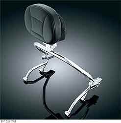 Switchable driver / passenger backrest for vtx