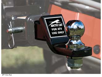 Receiver hitch & chrome balls